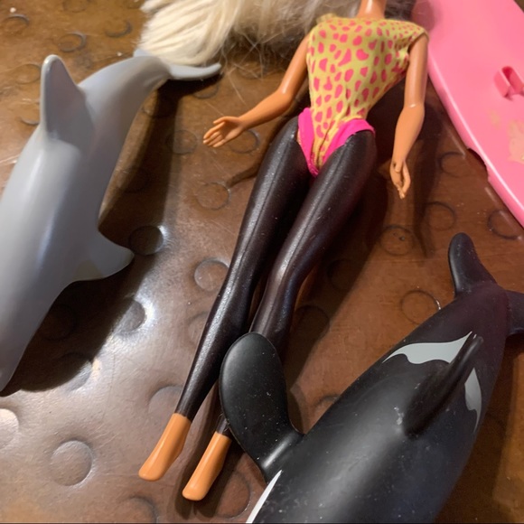 Mattel Vintage 1996 Ocean Friend's Scuba Diver Barbie Doll Baby Keiko - Picture 6 of 8